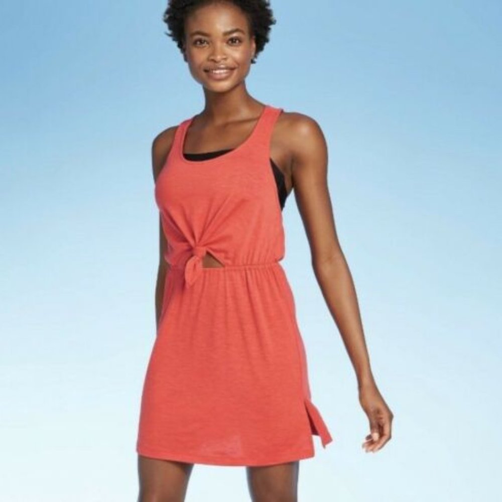 Xhilaration  Front Tie Racer Back Coverup Dress